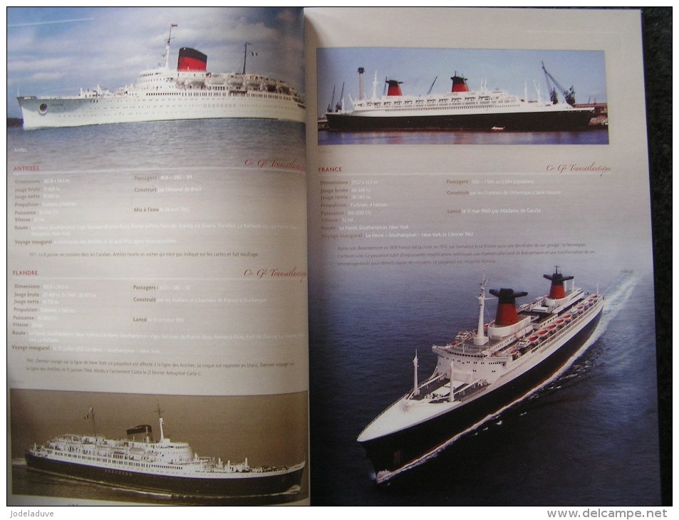 TRANSATLANTIQUES ET LONG COURRIERS Paquebots Marine Paquebot Compagnie Maritime Navigation France Angleterre Cunard