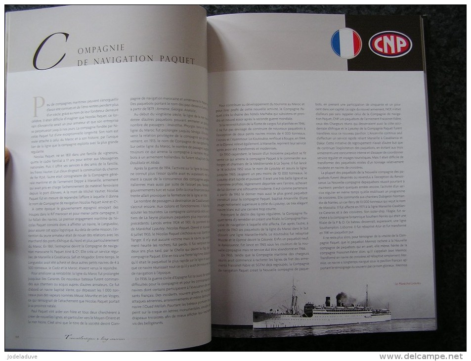 TRANSATLANTIQUES ET LONG COURRIERS Paquebots Marine Paquebot Compagnie Maritime Navigation France Angleterre Cunard