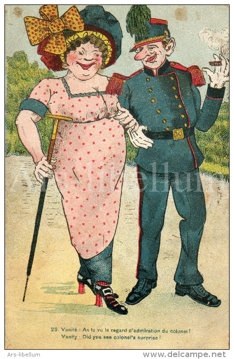 Postkaart / Humor / Humour / ILLUSTRATEUR / FV / Vanity / Vanité / Colonel - Avant 1900