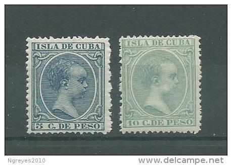 150024129  CUBA  ESP.  EDIFIL  Nº   149/50  **/MNH - Cuba (1874-1898)