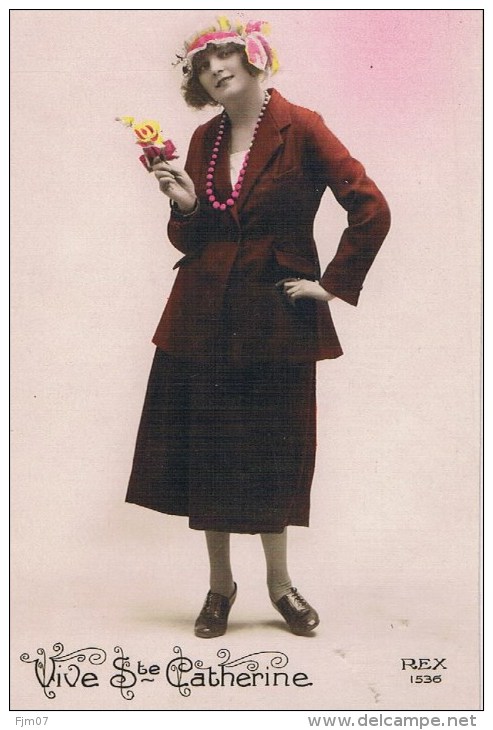 CARTE DE FEMME - VIVE Ste CATHERINE - - Saint-Catherine's Day