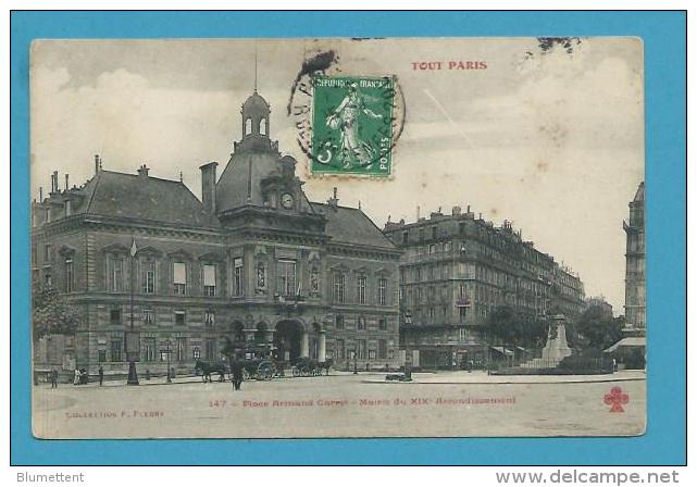 CPA 147 - TOUT PARIS Place Armand Carrel Mairie Du XIXème Arrt. - Arrondissement: 19