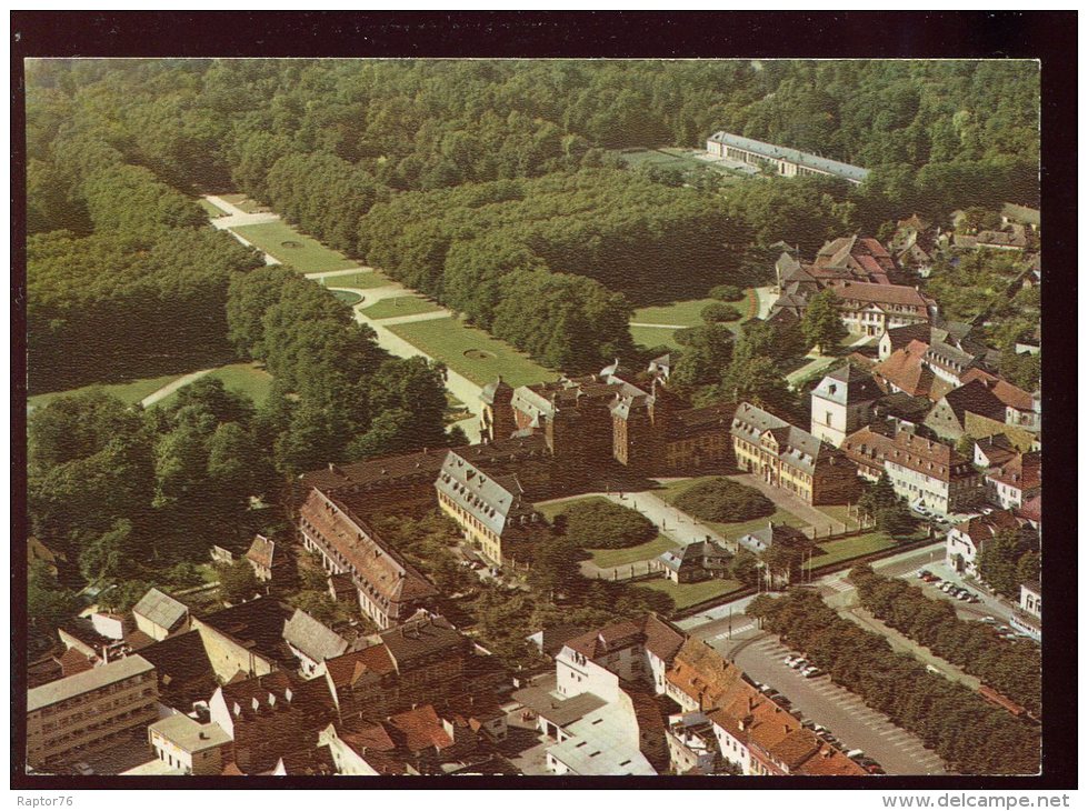 CPM Non écrite Allemagne Vue Aérienne SCHWETZINGEN Schloss Mit Schlossgarten - Schwetzingen