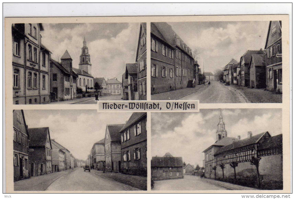 AK Nieder-Wöllstadt /Osthessen Bei Friedberg Bei Bad Homburg, Ockstadt, Bad Nauheim, Usingen -Kaufhaus Paul Goldmann - Friedberg