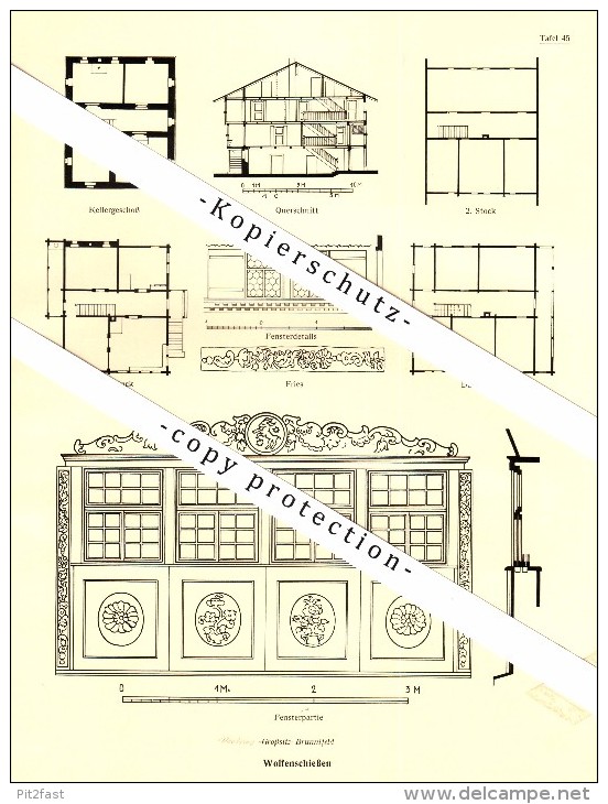 Photographien / Ansichten , 1937 , Wolfenschiessen , Brunnifeld , Prospekt , Fotos , Architektur !!! - Wolfenschiessen