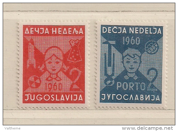 YOUGOSLAVIE  ( EU - 149 )  1960  N° YVERT ET TELLIER  N° 43/44  N* - Wohlfahrtsmarken