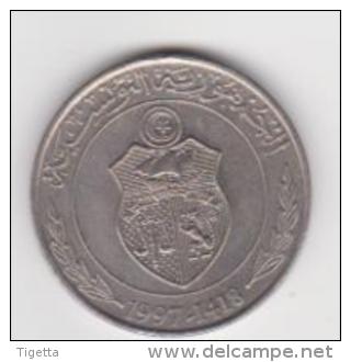 TUNISIA  1 DINAR  1997 - Tunisia