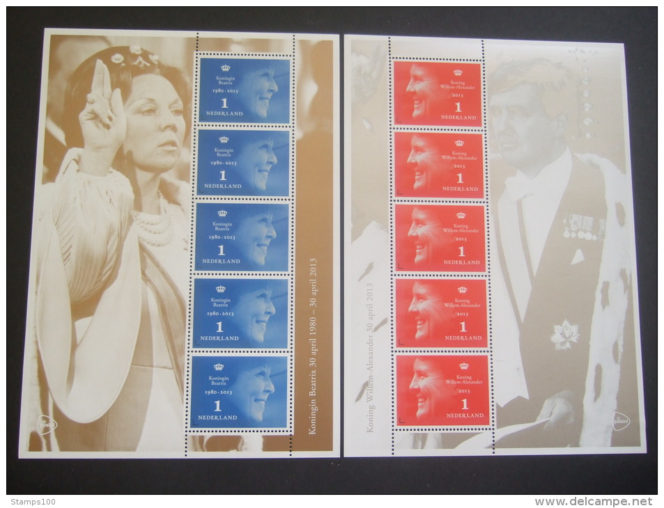 NETHERLANDS 2013  BEATRIX + WILLEM ALEXANDER     MNH **   (1054300-540/015) - Unused Stamps