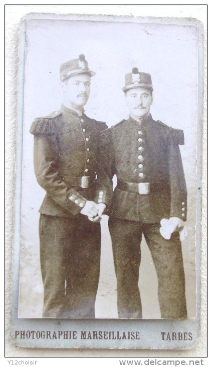 PHOTO MILITAIRES DU 53 EME REGIMENT D INFANTERIE TARBES PHOTOGRAPHIE MARSEILLAISE - Guerre, Militaire