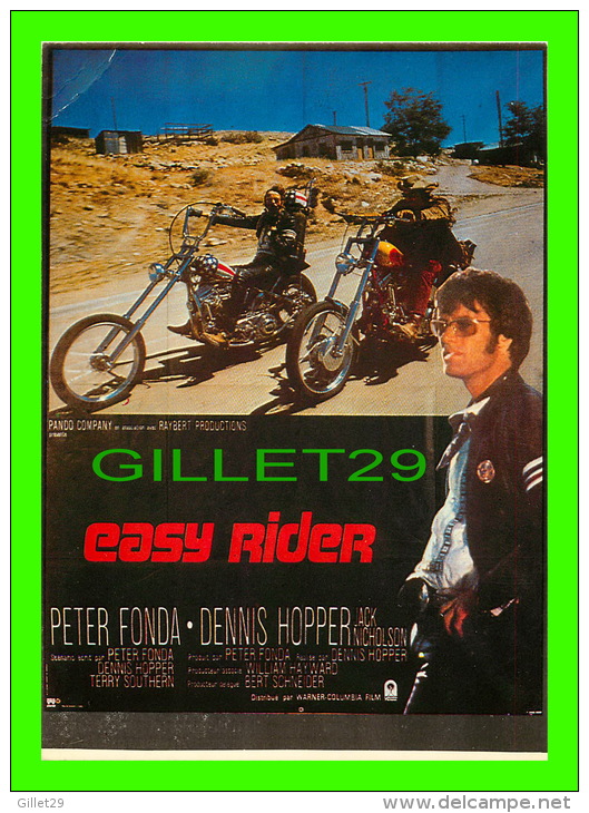 AFFICHES DE FILM "CASY RIDER"  PETER FONDA, DENNIS HOPPER - No E 94, ÉDITIONS F. NUGERON - - Affiches Sur Carte