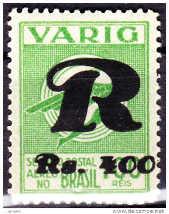 Brazil VARIG Private Post Overprint MH - Ungebraucht