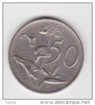 SUD AFRICA 50 CENTS 1966 - Sud Africa