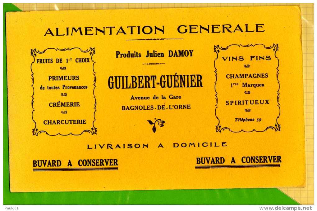 BUVARD &amp; Blotting Paper : Alimentation Generale GUILBERT GUENIER  Cremerie Charcuterie Champagne - Food