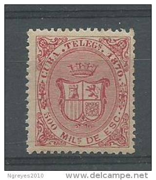 150024134  CUBA  ESP.  EDIFIL  TELEGRAFOS  Nº   8  **/MNH - Cuba (1874-1898)