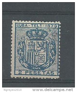 150024138  CUBA  ESP.  EDIFIL  TELEGRAFOS  Nº   47 - Cuba (1874-1898)