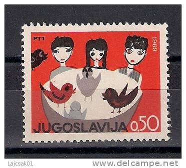 Yugoslavia 1969. Children `s Week MNH - Unused Stamps