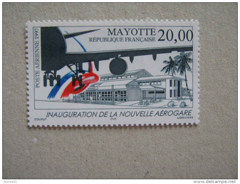MAYOTTE  PA 1 * *   NOUVELLE   AEROGARE - Airmail