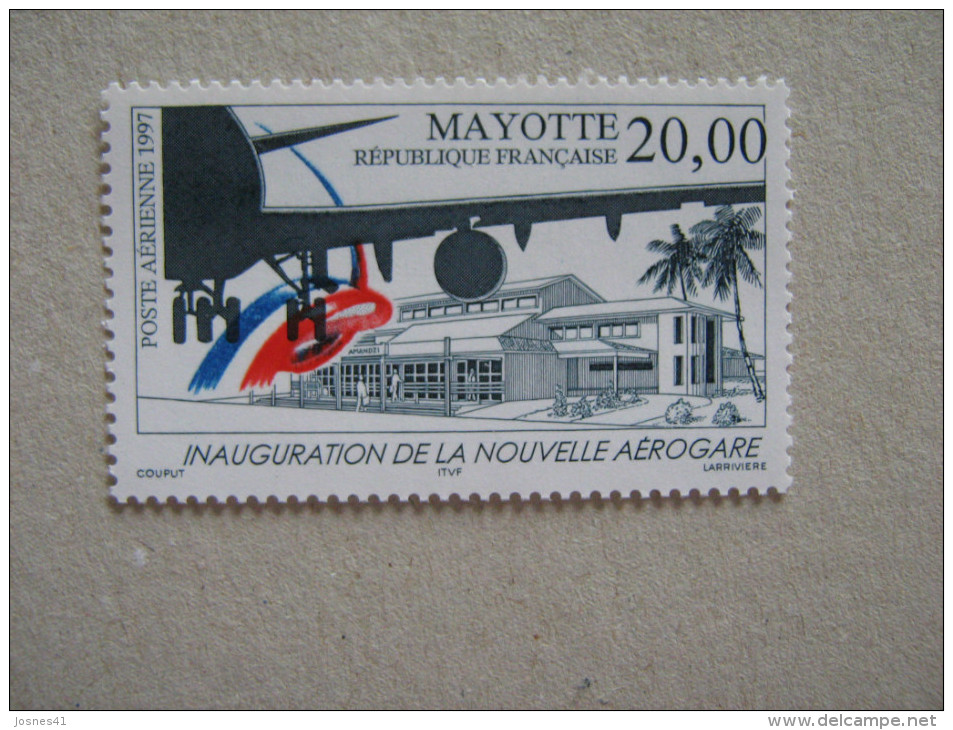 MAYOTTE  PA 1 * *   NOUVELLE   AEROGARE - Poste Aérienne