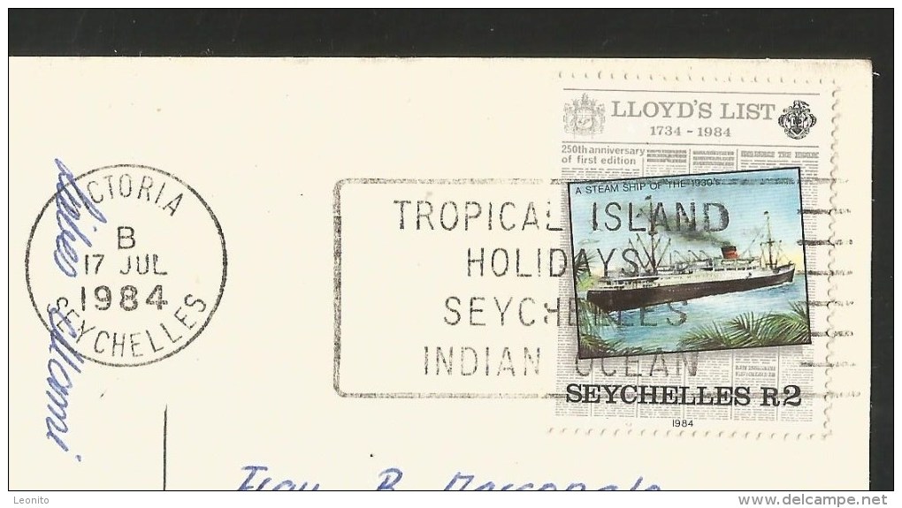 SEYCHELLES Police Bay Victoria 1984 - Seychellen