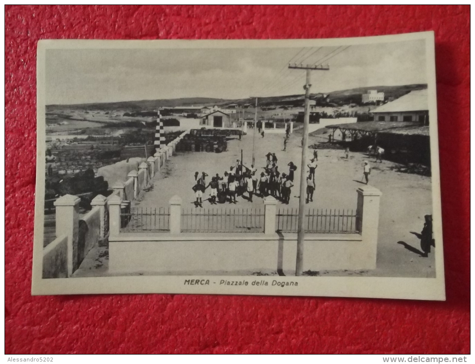 Somalia Merca Piazzale Della Dogana 1936 Animata - Somalie