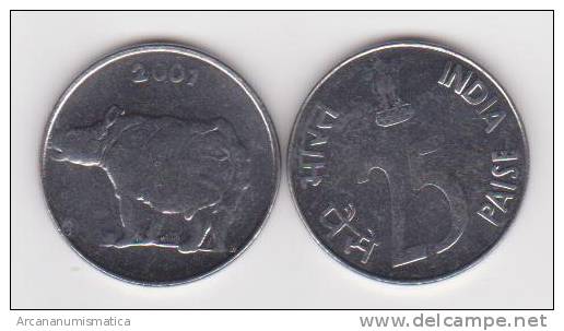 INDIA     25  PAISE   2.001  ACERO  KM#54   SC/UNC    T-DL-10.237 - India