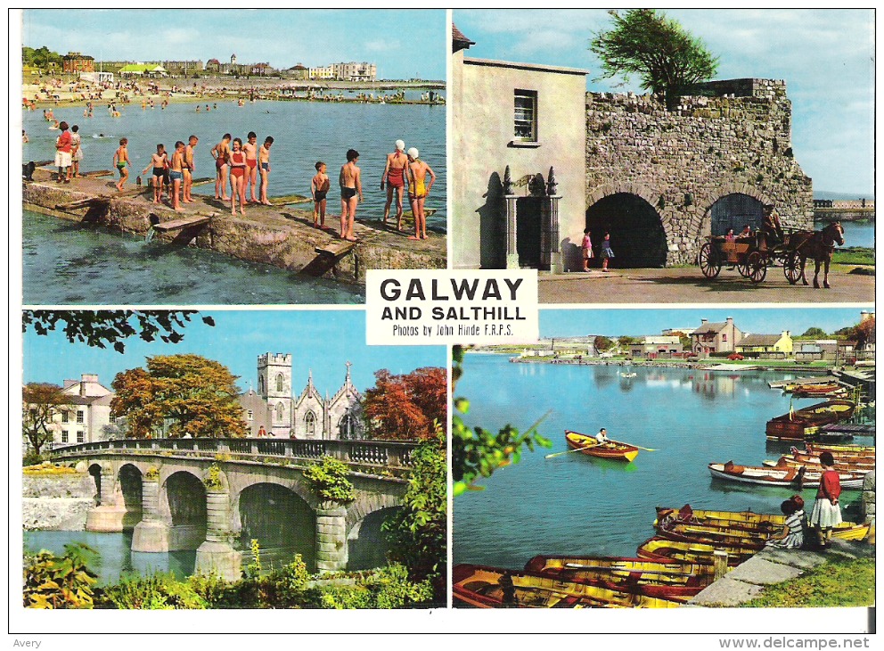 Galway And Salt Hill, Ireland  One Of The Most Fascinating Of Irish Cities - Galway