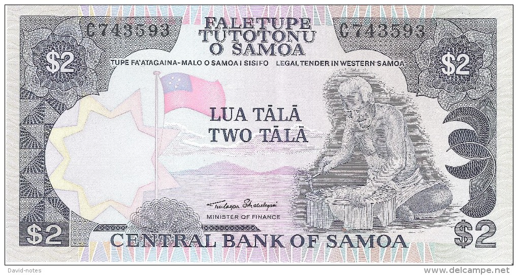 Samoa - Pick 20 - 2 Tala 1980 - Unc - Samoa