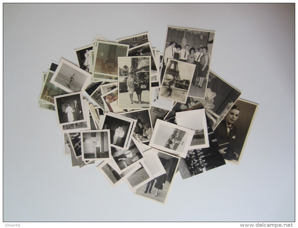 LOT 90 PHOTOS (M1530) De Tout (2 Vues) Format Divers, Personnage, Portrait, Rue, Intérieur De Maison, Etc. - Albums & Collections