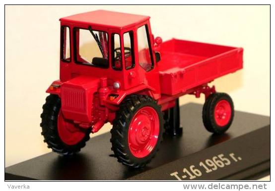 Tractor. T-16  Hachette 1:43 Die Cast. Trattore. Scale Model - Traktoren