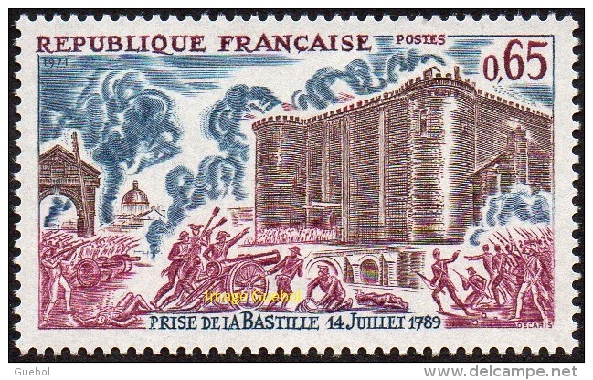 France Histoire N° 1680 ** Prise De La Bastille - Revolución Francesa