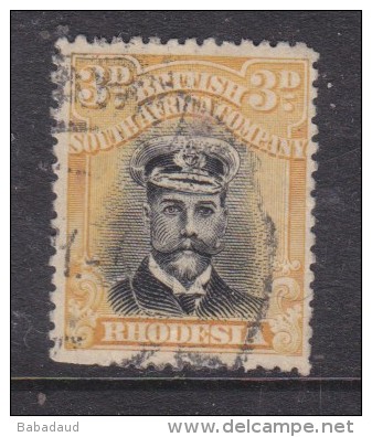 Southern Rhodesia , 1913, 3d Black &amp; Black &amp; Ochre ;  Used - Rodesia Del Sur (...-1964)