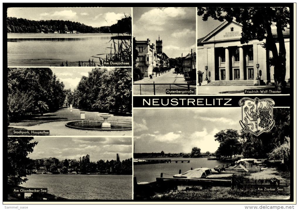 Neustrelitz  -  Mehrbild Ansichtskarte Ca. 1972    (5174) - Neustrelitz