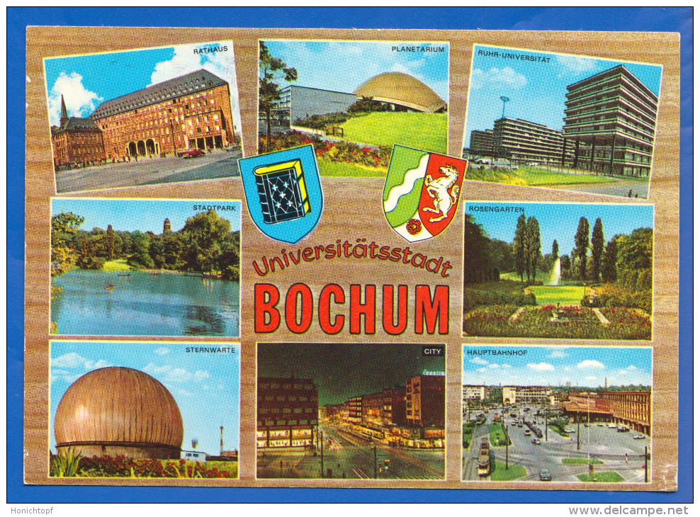 Deutschland; Bochum; Multivuekarte Universitätsstadt - Bochum