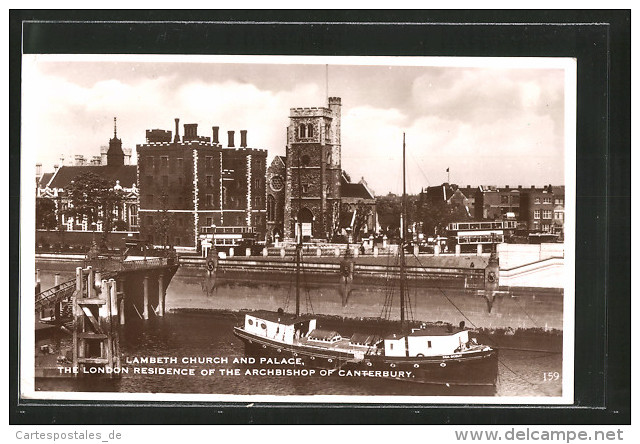 Pc London, Lambeth Church And Palace - Sonstige & Ohne Zuordnung