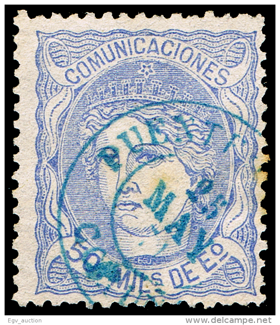 CORUÑA - EDI O 107 - MAT. FECH. TII \"PUENTEDEUME\" (AZUL) - Usados