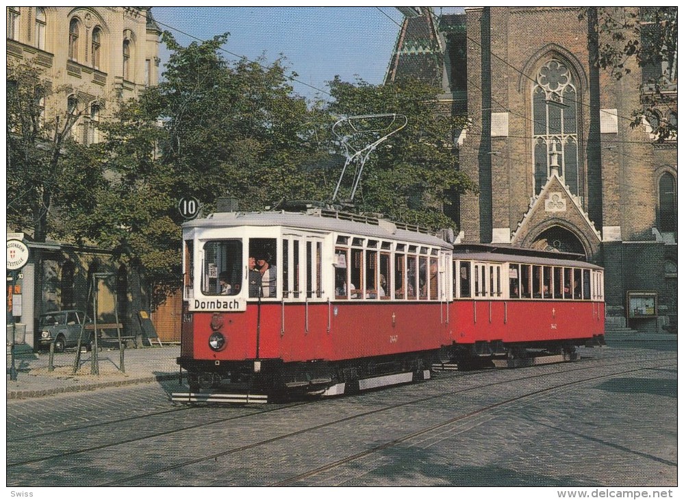 TRAM STRASSENBAHN   WIEN  WENEN - Tramways