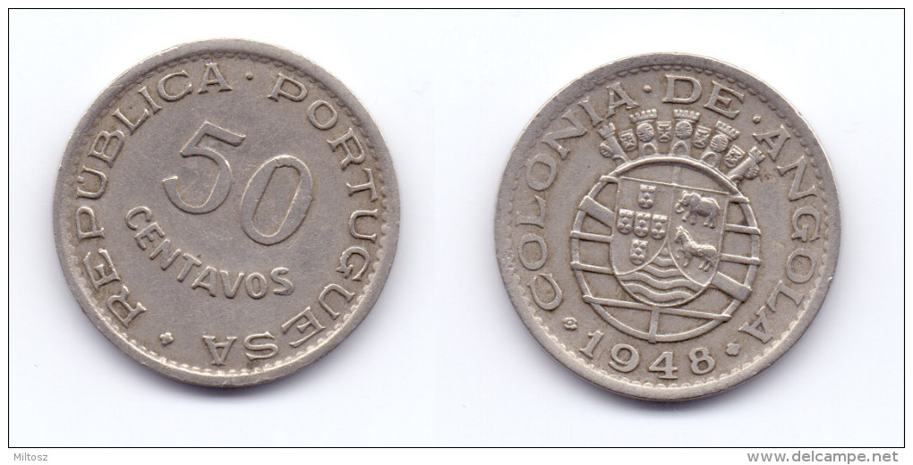 Angola 50 Centavos 1948 - Angola