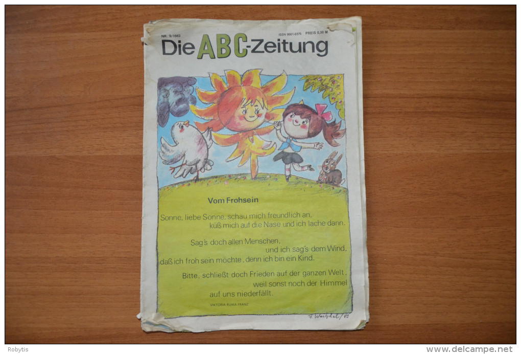 Germany Die ABC Zeitung  Magazine For Children 1983 - Other & Unclassified