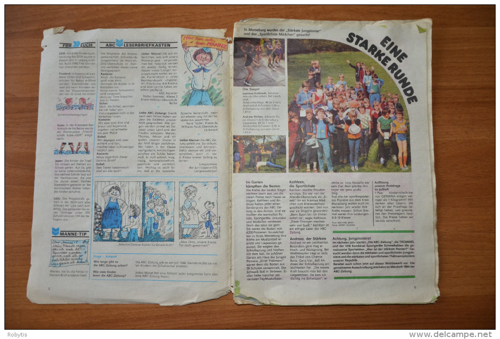 Germany Die ABC Zeitung  Magazine For Children 1983 - Other & Unclassified