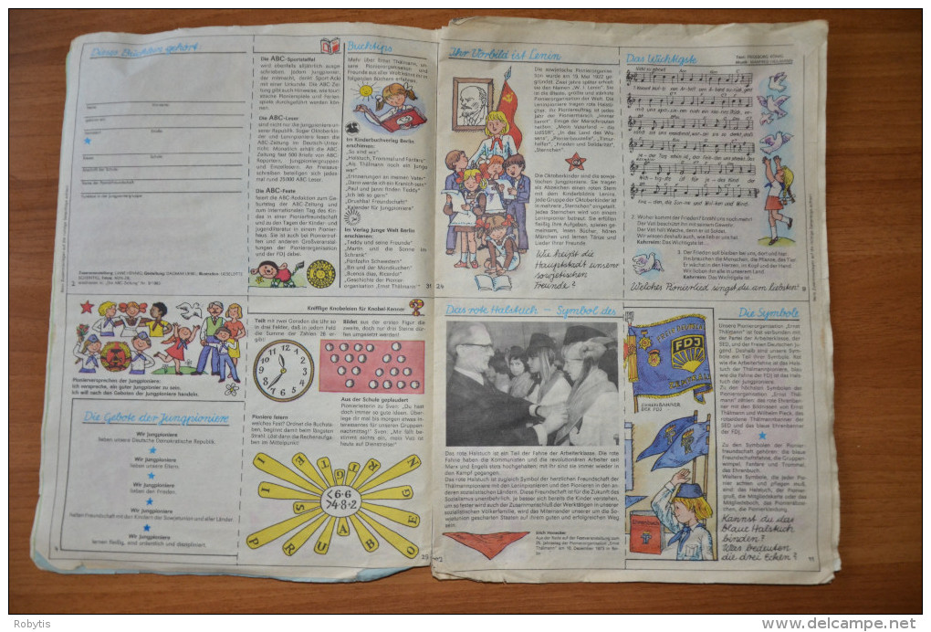 Germany Die ABC Zeitung  Magazine For Children 1983 - Other & Unclassified