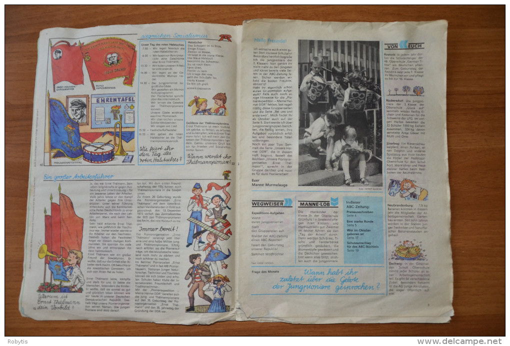 Germany Die ABC Zeitung  magazine for children 1983