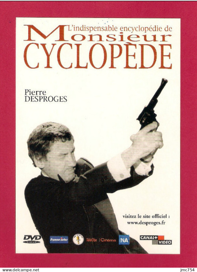 CPM.    Cart'com.    Pierre DESPROGES.    Monsieur Cyclopède. - Artisti