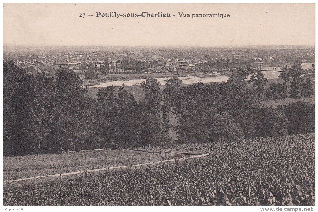 Cp , 42 , POUILLY-sous-CHARLIEU , Vue Panoramique - Other & Unclassified