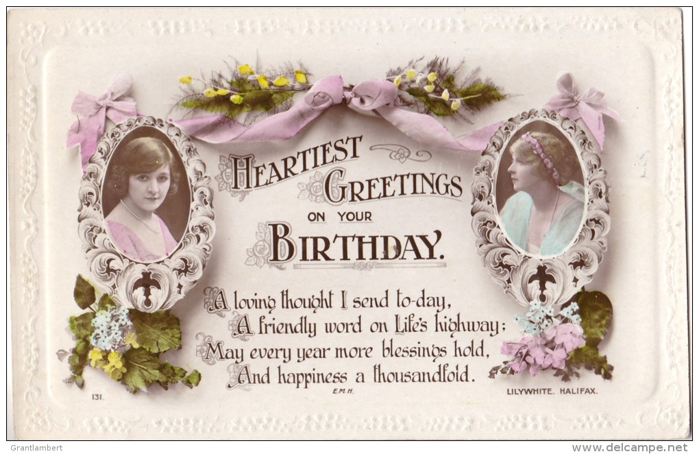 Heartiest Greetings On Your Birthday - Lilywhite Photographic Series Used - Birthday