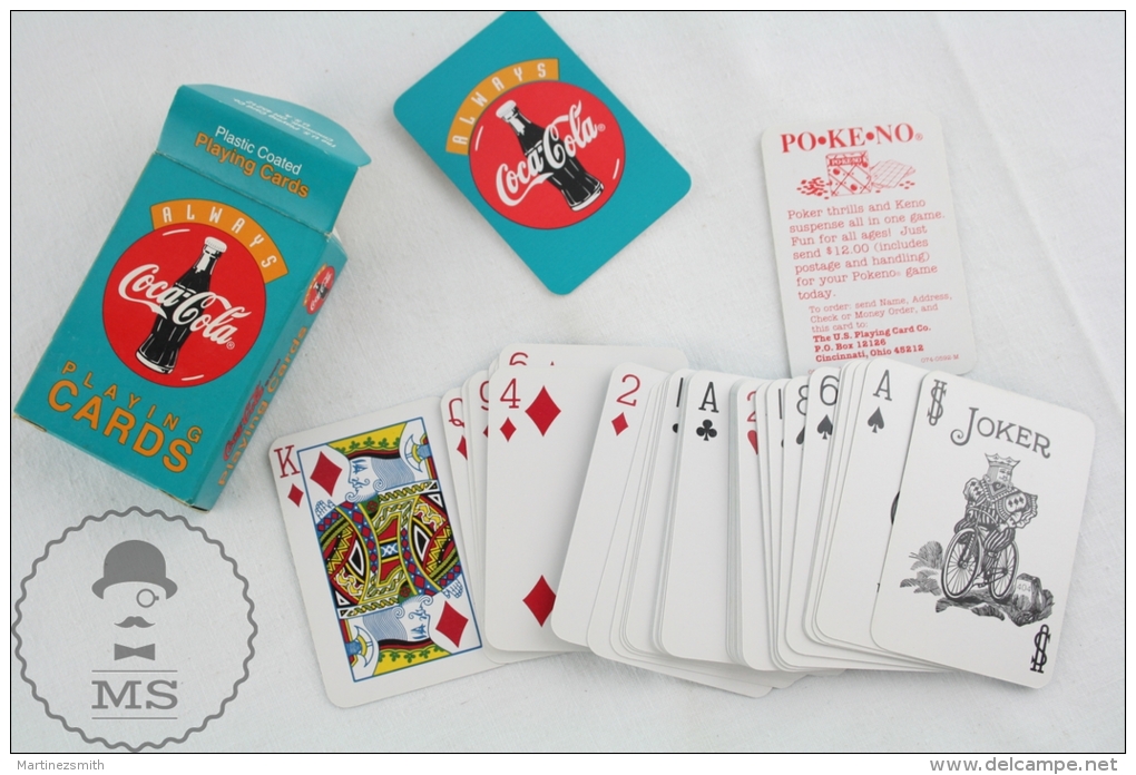 Coca Cola Advertising Small Poker Deck Playing Cards - Altri & Non Classificati