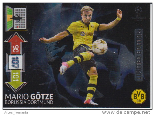 Football - Mario Goetze - Panini Edtion - Champions League - Kataloge