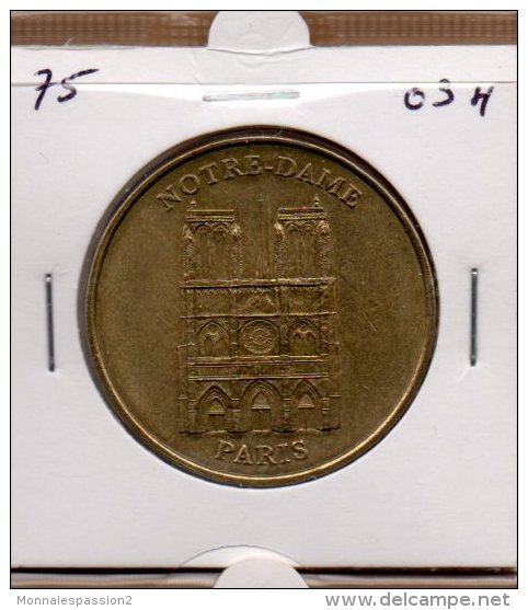 Monnaie De Paris : Notre-Dame De Paris - 2003 H - 2003