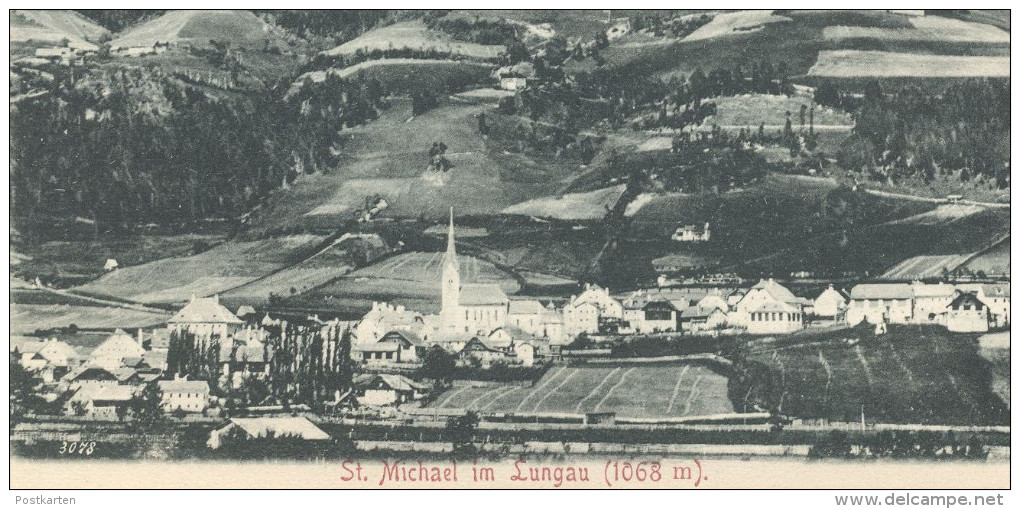 ALTE POSTKARTE SANKT MICHAEL IM LUNGAU ST. (1068 M) MIT SPEIERECK (2408 M) Österreich Austria Ansichtskarte Postcard AK - St. Michael Im Lungau