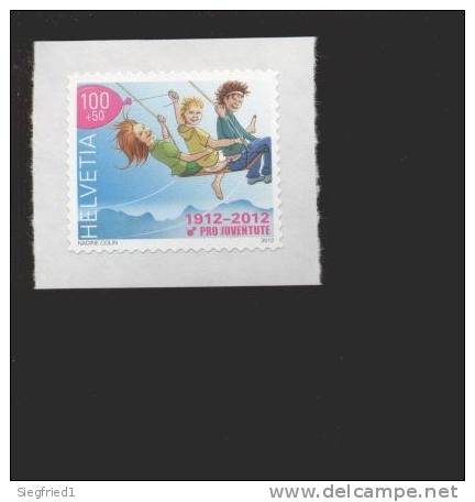 Schweiz **  2234  100 Jahre Pro Juventute  Neuheiten 2012 Selbstklebend Auf Folie - Unused Stamps