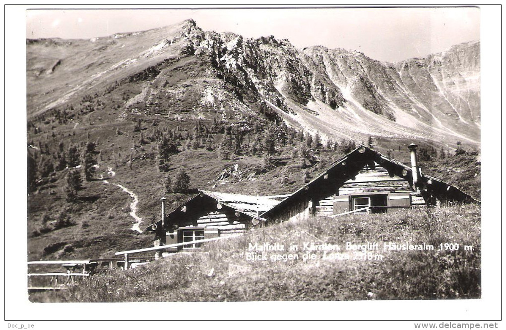 Österreich - Mallnitz In Kärnten - Berglift Häusleralm - Gastwirtschaft - 1963 - Mallnitz